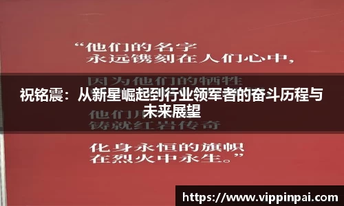 祝铭震：从新星崛起到行业领军者的奋斗历程与未来展望